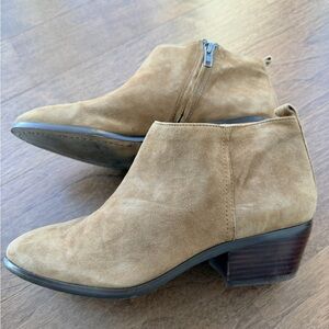 J. Crew Sawyer Tan Suede Ankle Boots